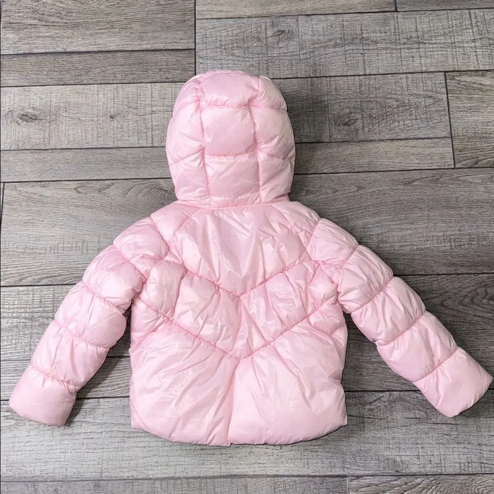 Nike Light Pink Puffer Hooded Jacket